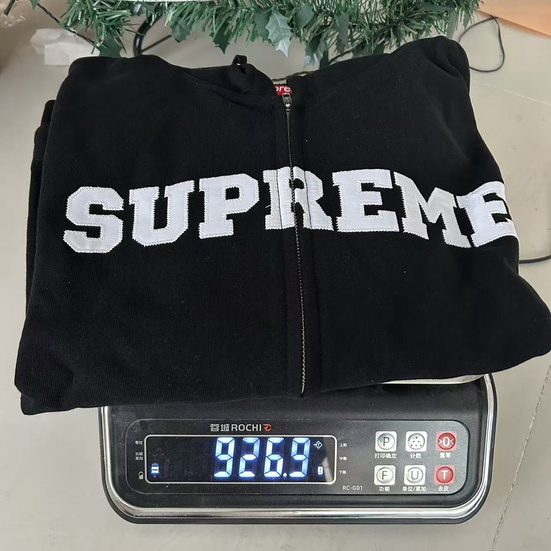 Supreme Collegiate Appliqué Zip Up Hooded Sweatshirt - Image 14