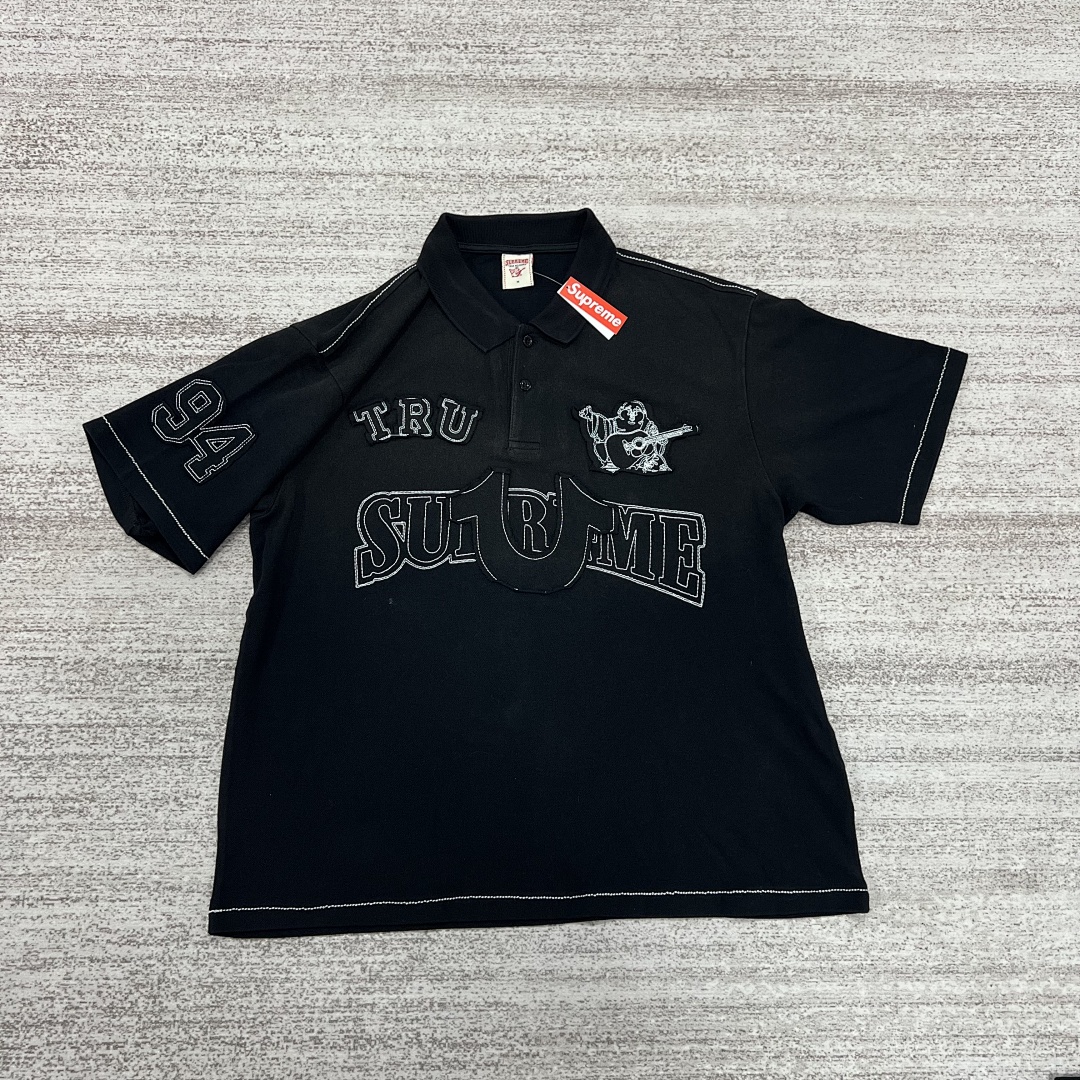 Supreme X True Religion Appliqué Polo 2Colors - Image 25