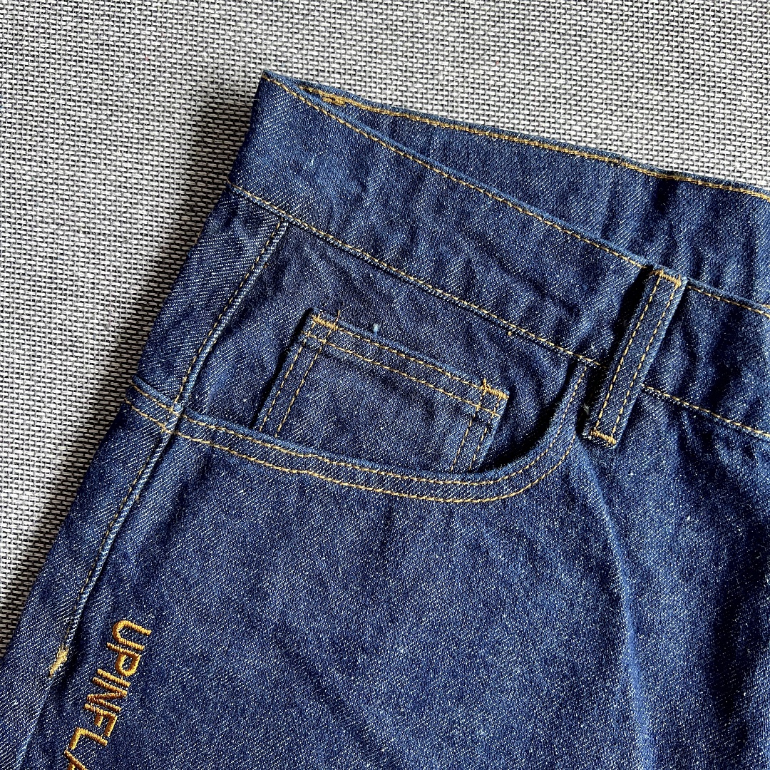 Up In Flames short Logo Jorts - Indigo - Image 14