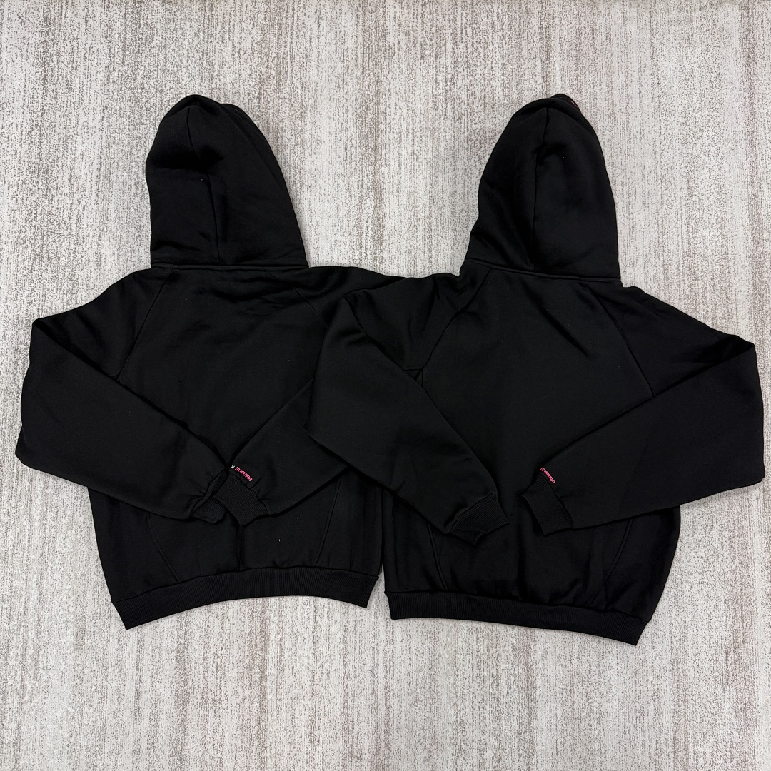Mertra X Umbro Pink Double Hood Hoodie - Image 36