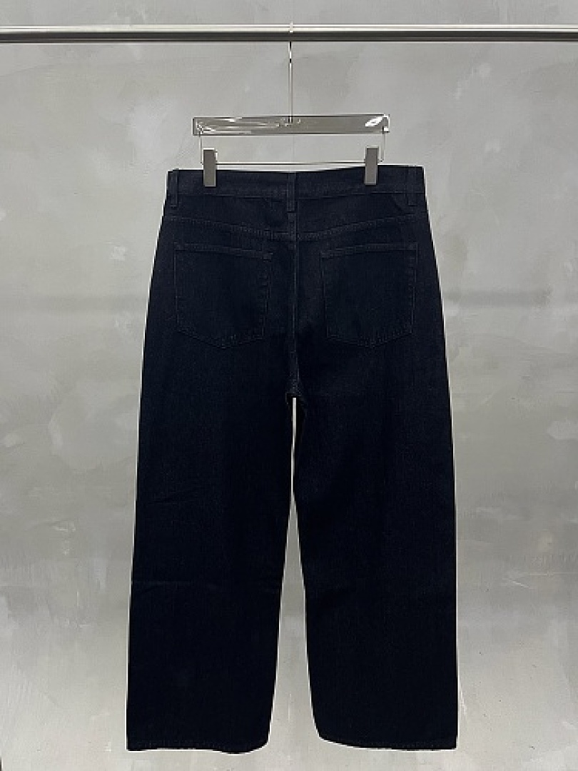Unbranded Black Multi-Button Wide-Leg Jeans - Image 7