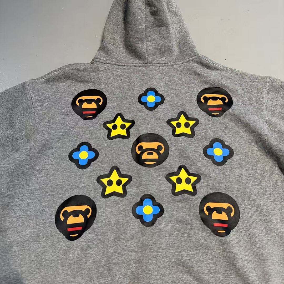 Bape Baby Milo Monogram Zip Hoodie - Image 7