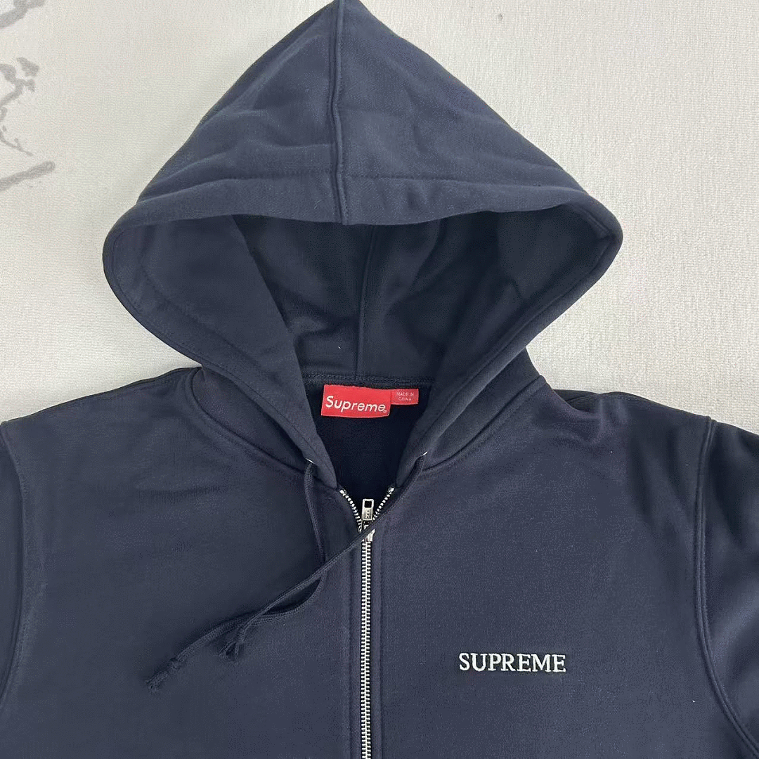 Supreme FW25 IDGAF Zip Up Hooded Sweatshirt - Image 4