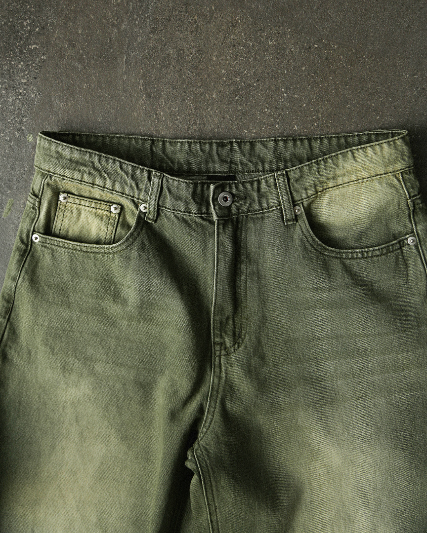 Mobius Matcha Baggy Jeans - Image 11