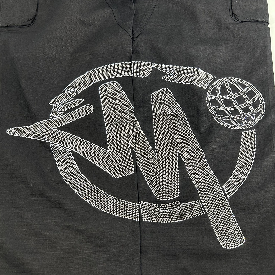 Minustwo Diamond-Studded Cargo Pants - Image 15