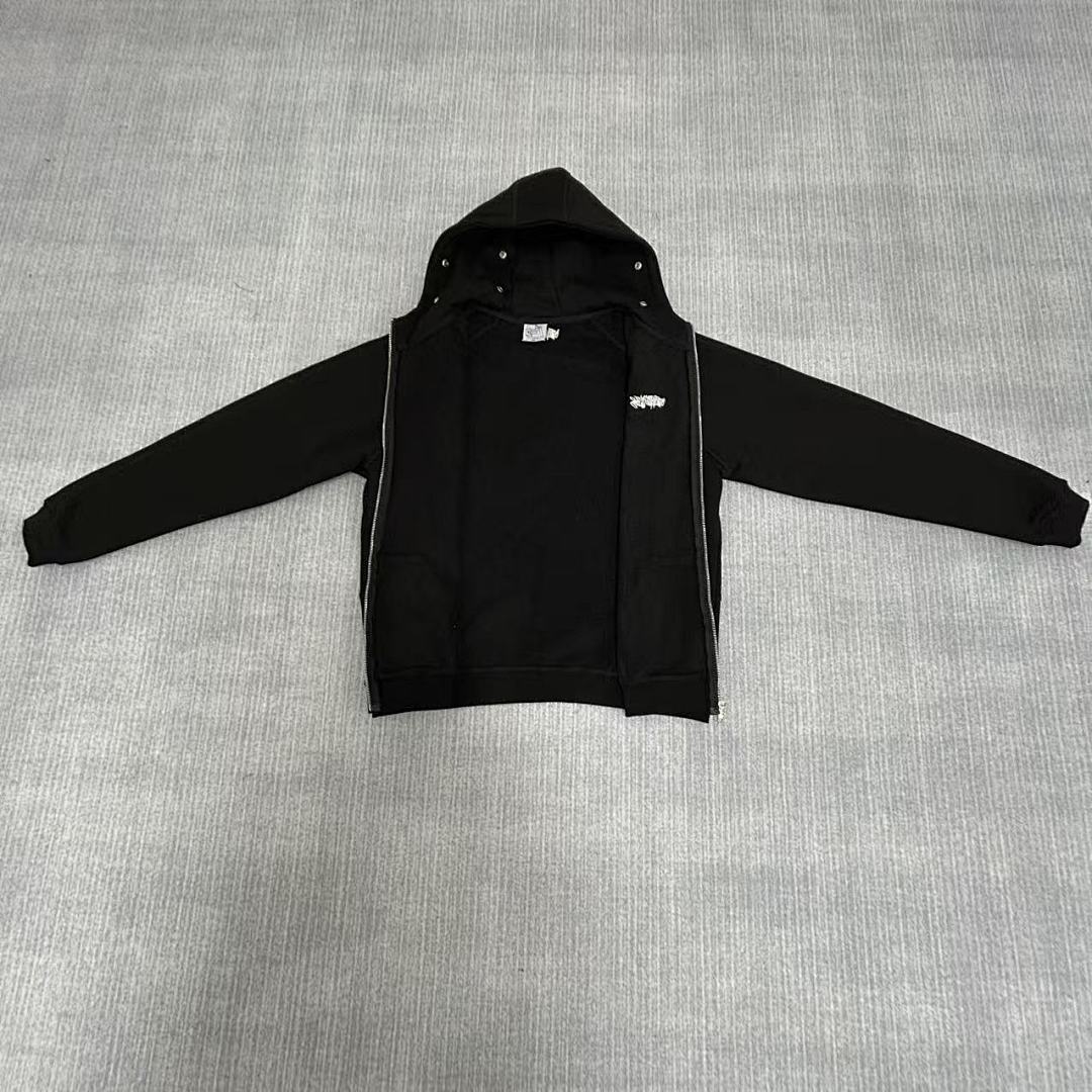 Up In Flames Black Hoodie Set - Image 6