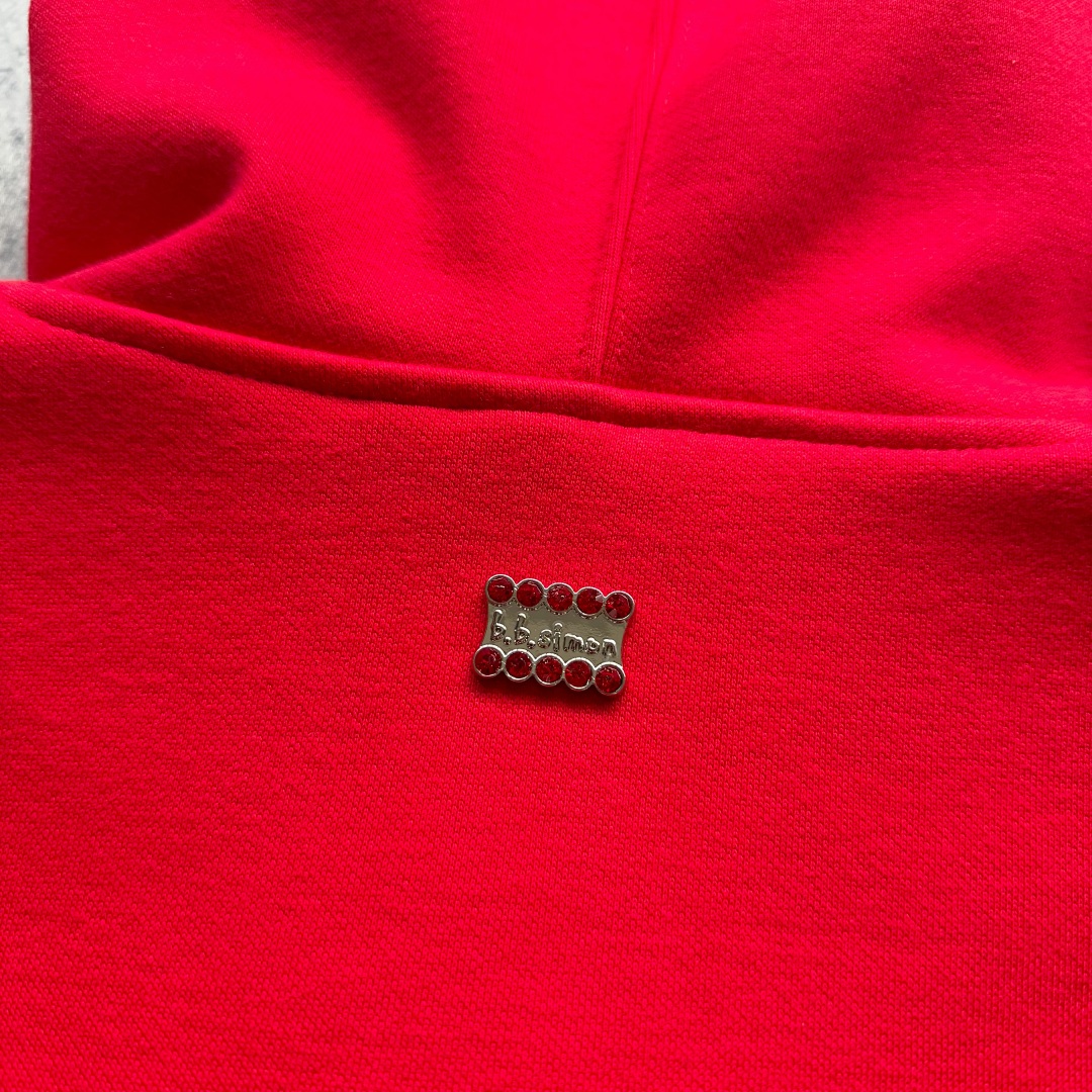 Supreme Bb Simon Zip Up Hoodie (Red) - Image 10