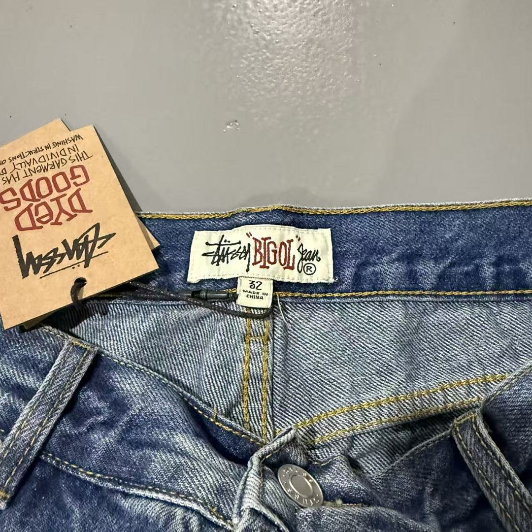 Stussy New Classic Blue Denim Jeans - Image 12