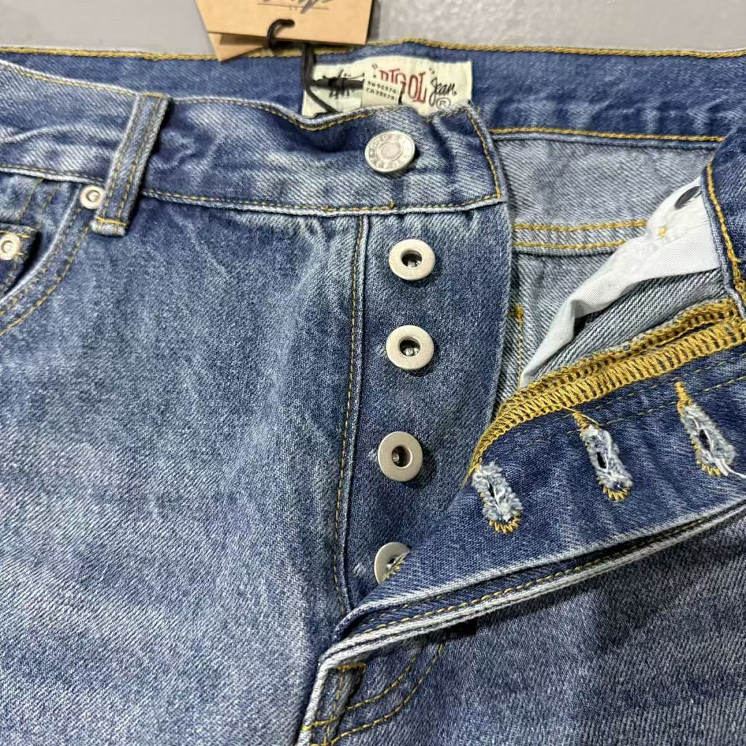Stussy New Classic Blue Denim Jeans - Image 13