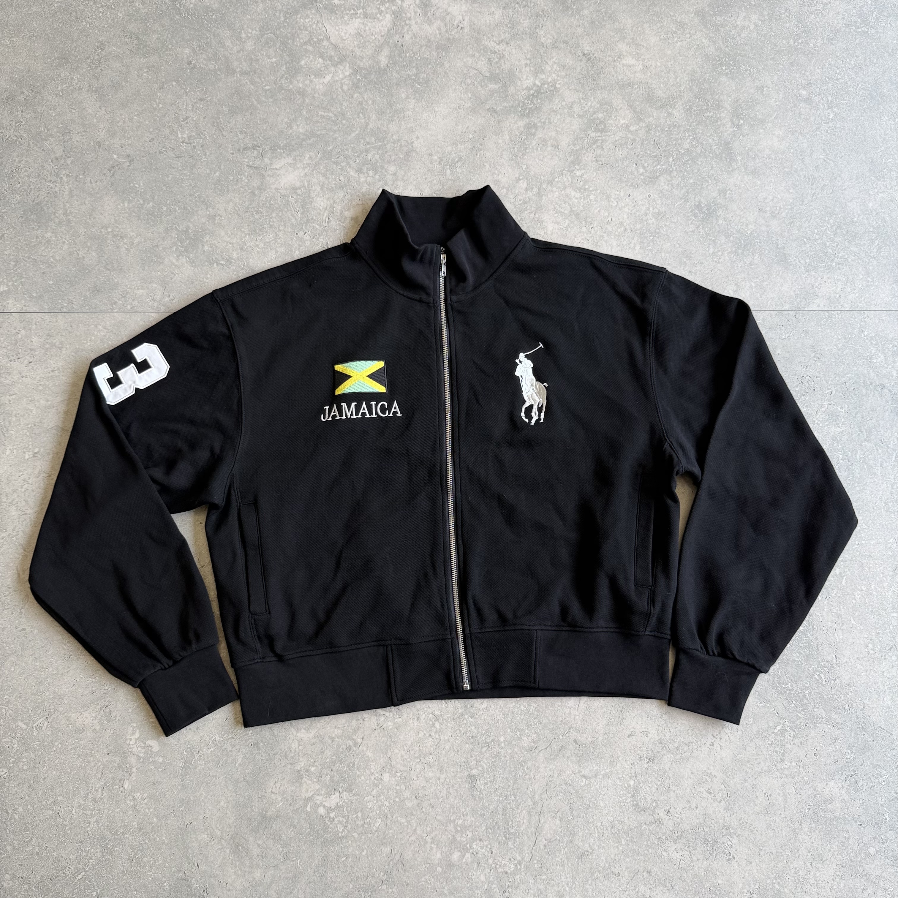 Ralph Lauren Jamaica Zip Up Ralph Lauren (Black) - Image 2