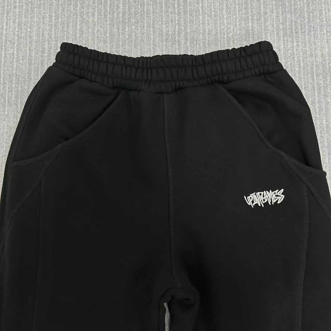 Up In Flames Black Hoodie Set - Image 11