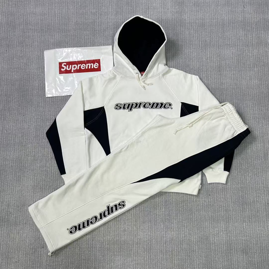 Supreme White Logo Tracksuit
