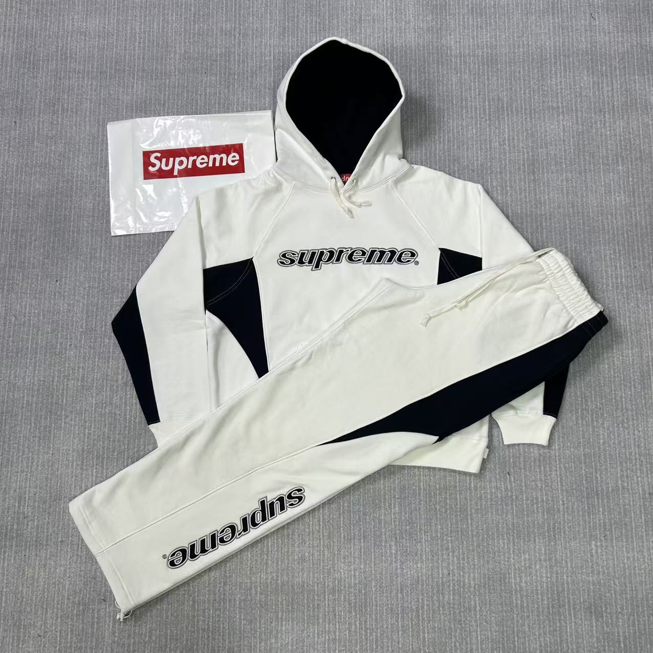 Supreme White Logo Tracksuit - Image 20