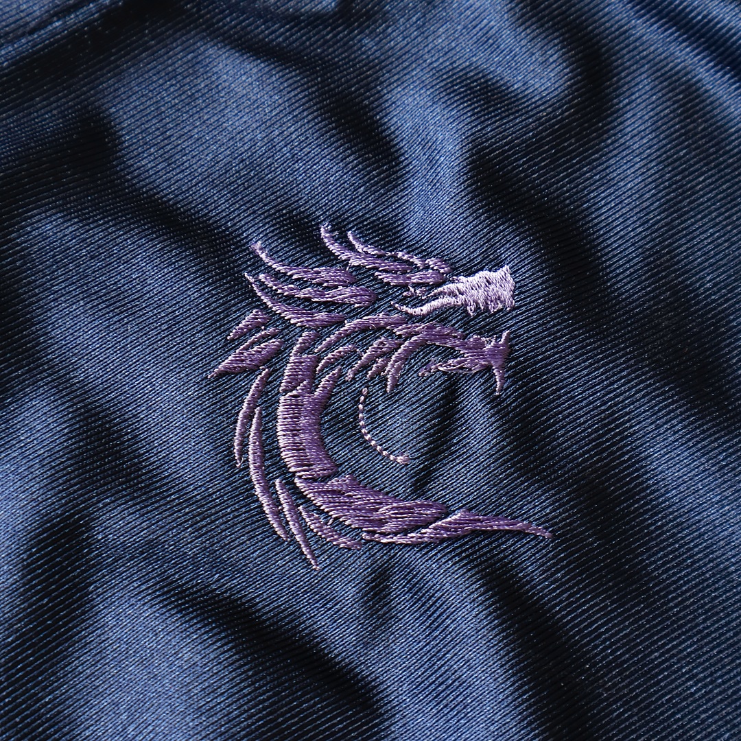 Unbranded "Night Garden" Heavy Embroidery Satin Jersey - Image 13