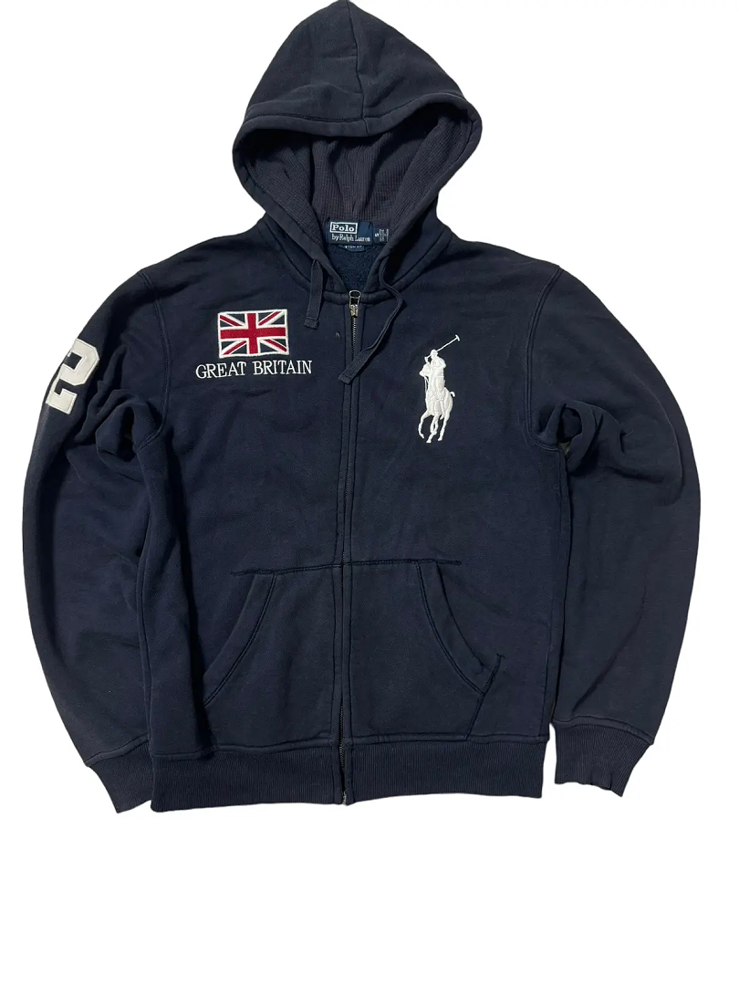 Ralph Lauren Big P Flag Full-Zip Hoodie