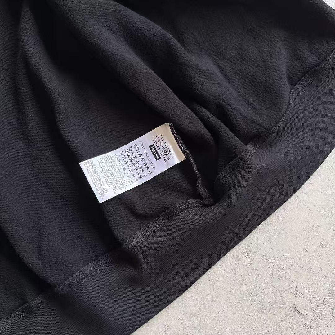 Supreme MM6 ZIP UP HOODIE BEST Black ! - Image 36