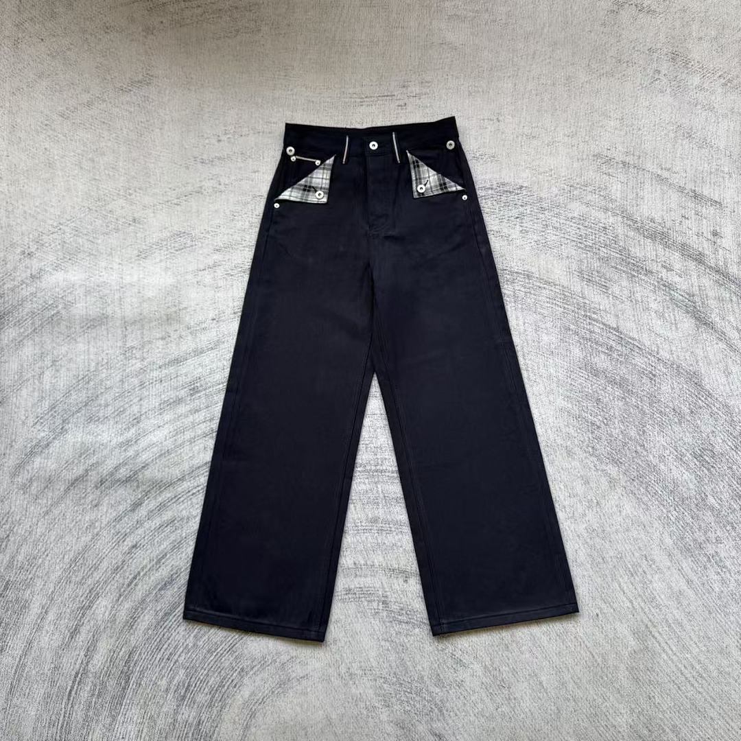 Firemade Fyredwrld Plaid Fabric Selvedge Jeans