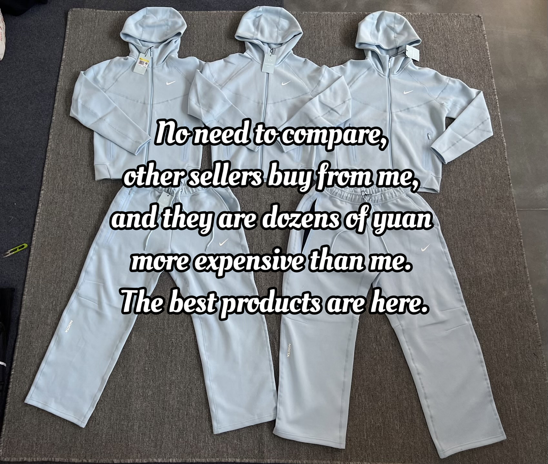 Nike Tech Fleece Tracksuit (Baby Blue) - Image 2