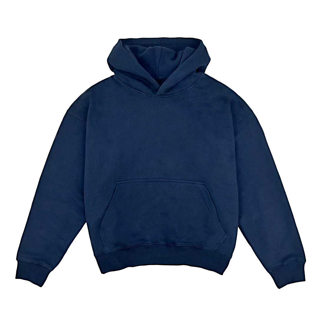 Unbranded GSM Navy Boxy Cropped Hoodie