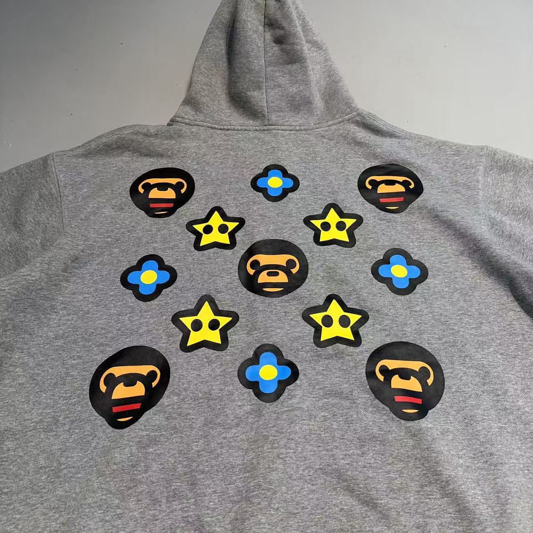 Bape Baby Milo Monogram Zip Hoodie - Image 8