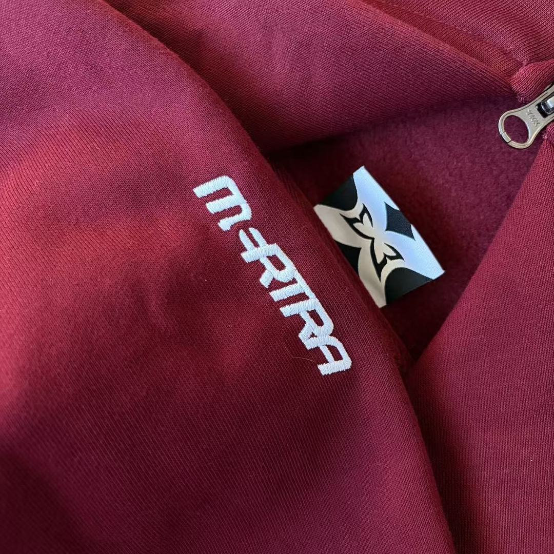 Mertra Piping Tracksuit (Red) - Image 2