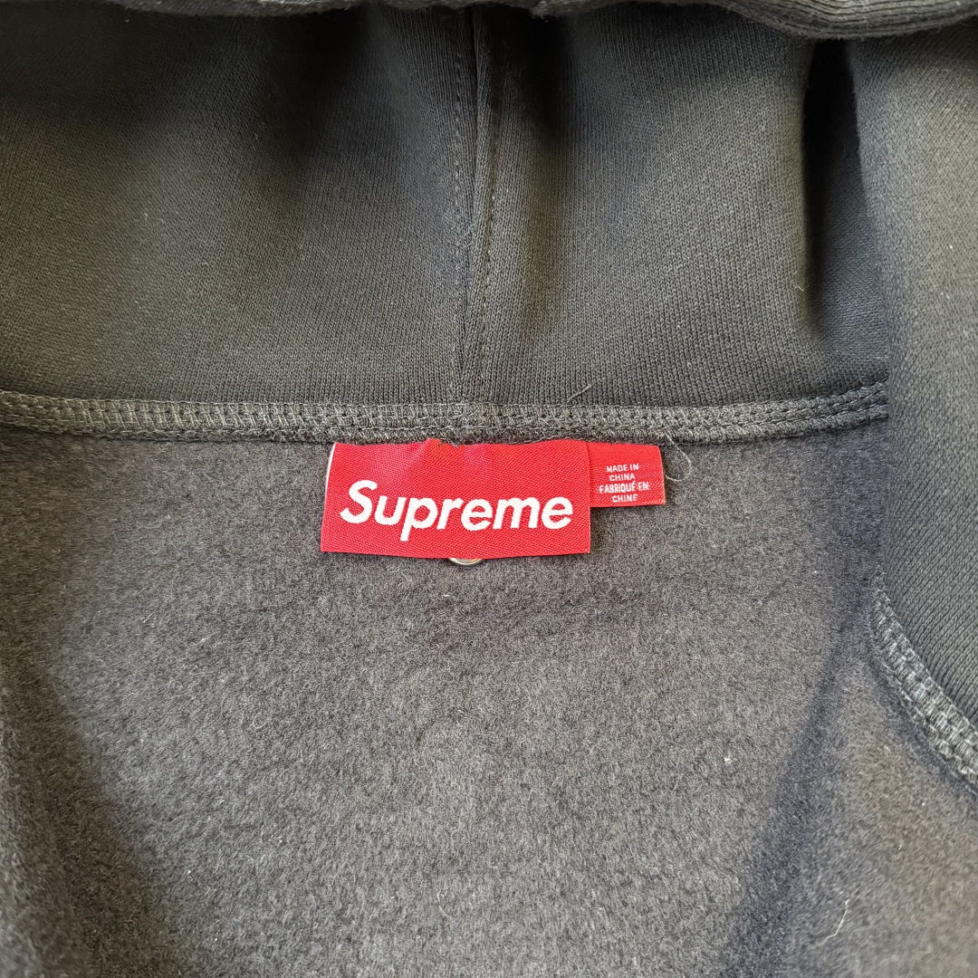 Supreme Bb Simon Zip Up Hoodie (Black) - Image 6