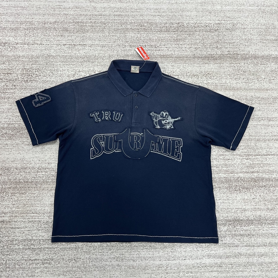 Supreme X True Religion Appliqué Polo 2Colors - Image 21