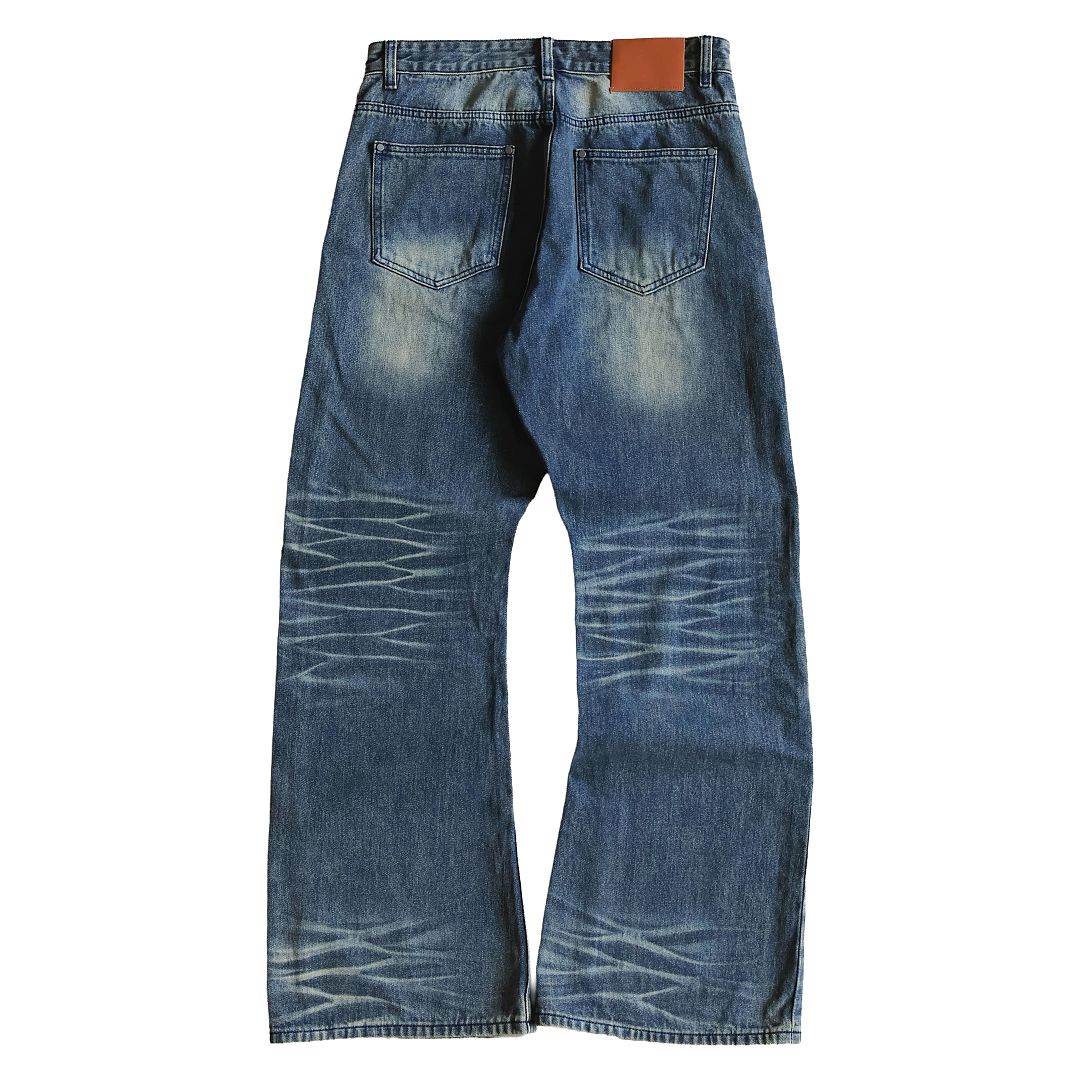SOLVA "Tide Mark" Slim Bootcut Blue Denim Jeans - Image 6
