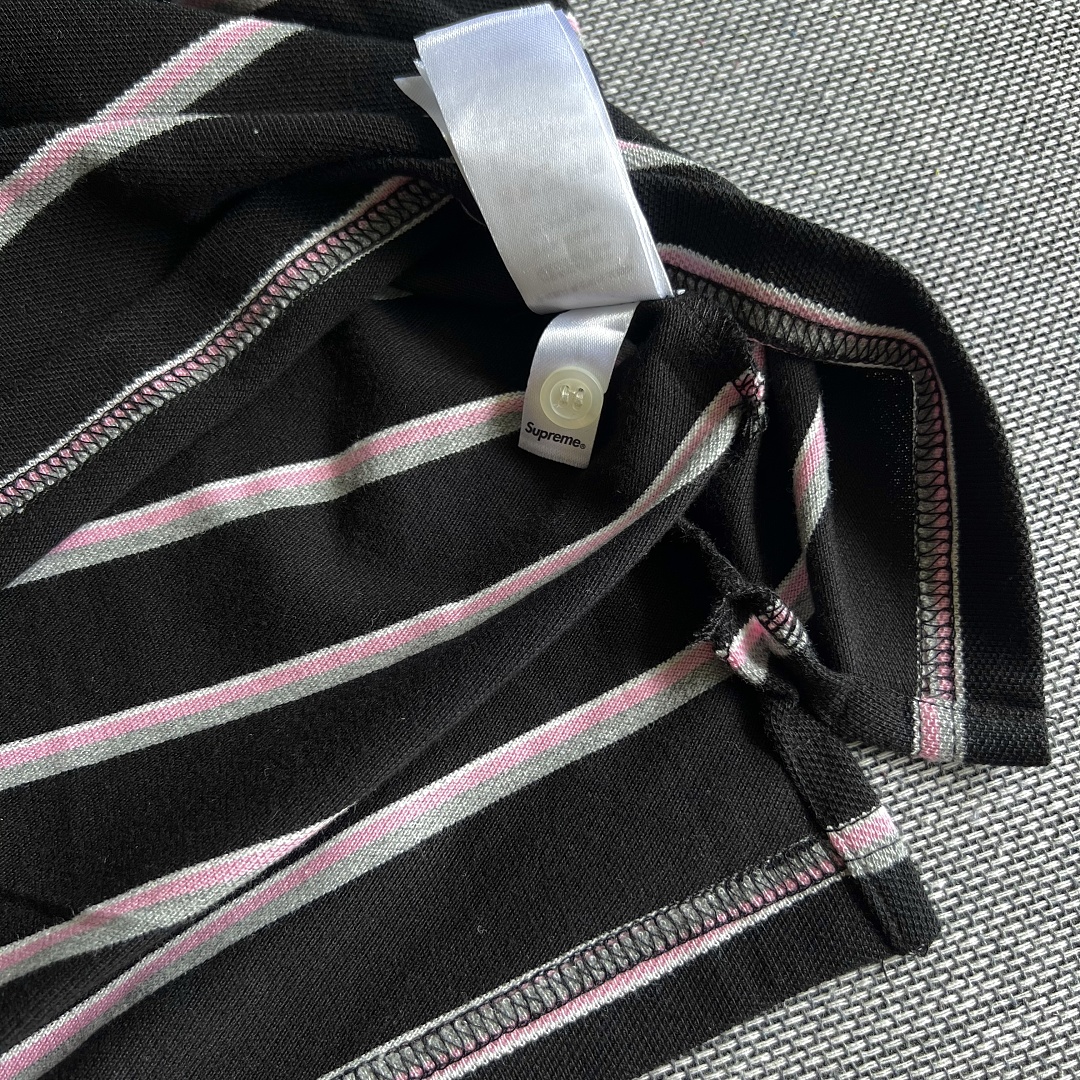 Supreme WEEK3 Washed Stripe Polo - Image 36