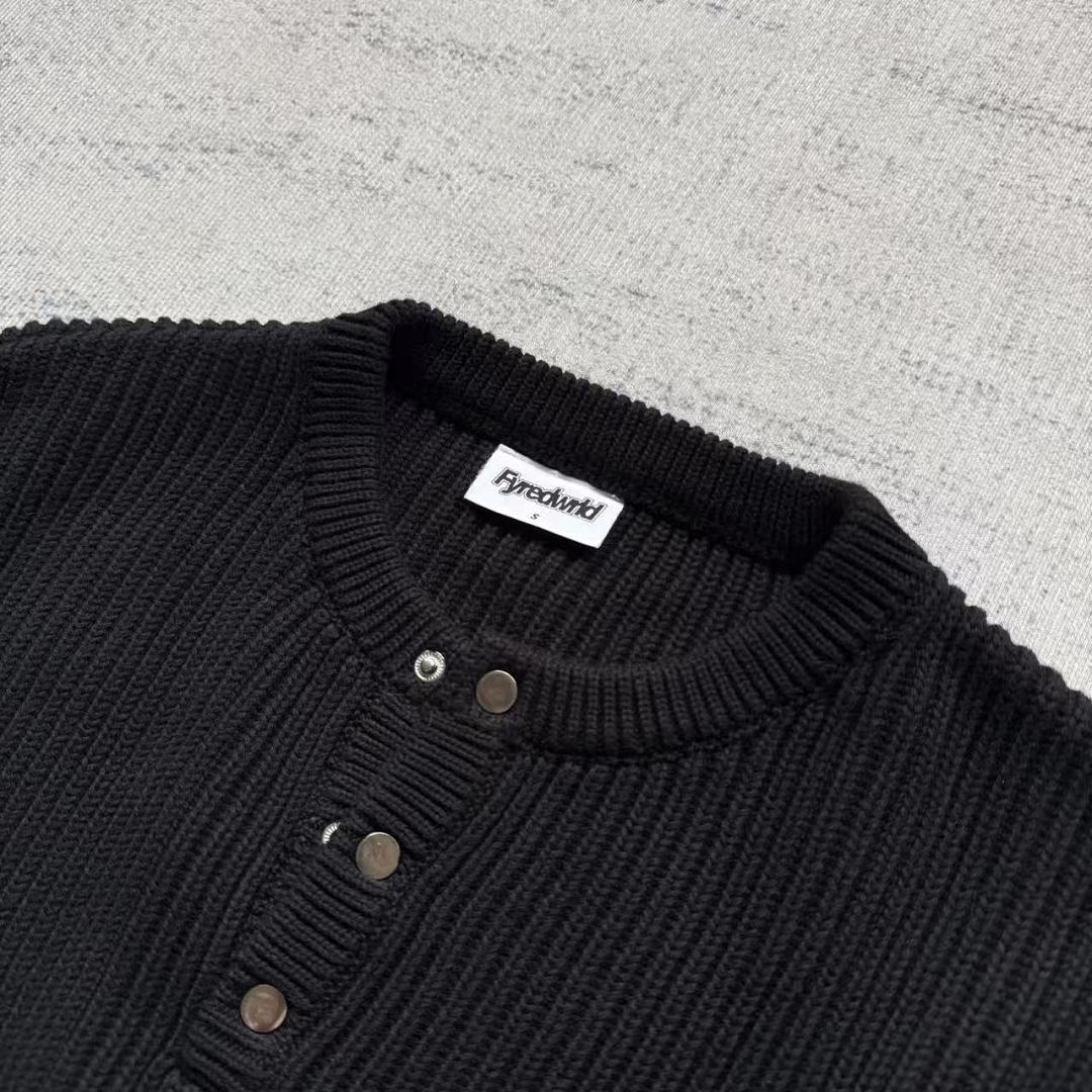 Firemade Fyredwrld FISHERMAN KNIT HENLEY (Inspired By Forthon.La) - Image 2