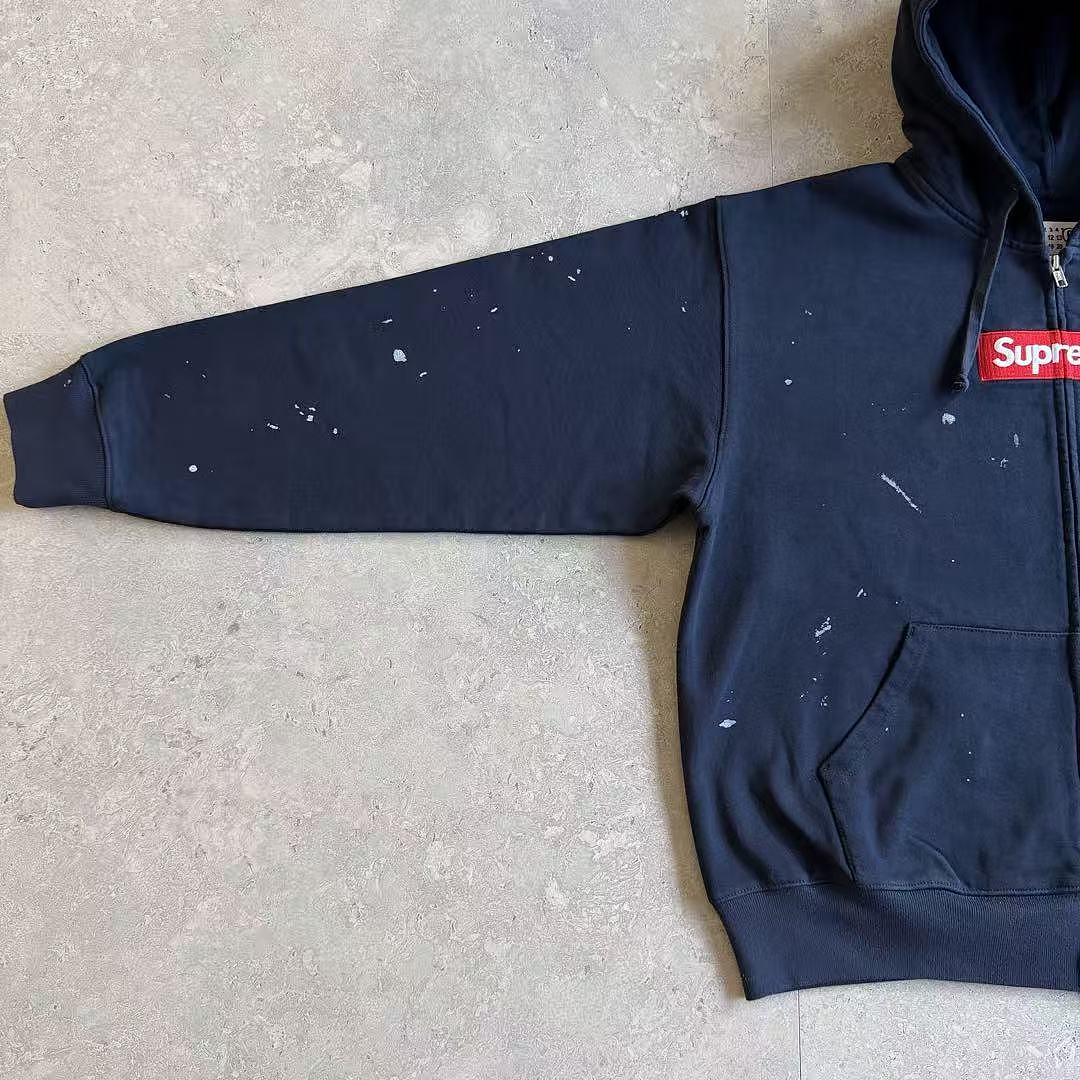 Supreme MM6 ZIP UP HOODIE BEST Baby Blue ! - Image 22