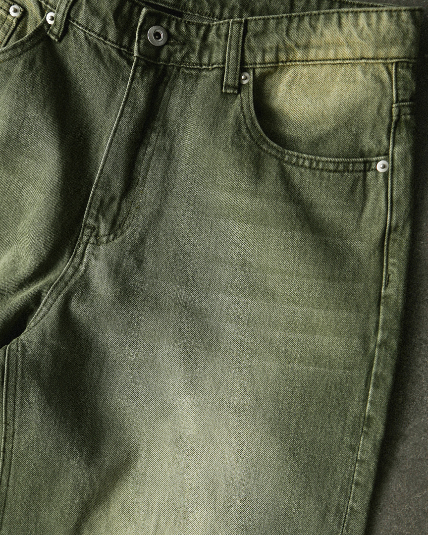 Mobius Matcha Baggy Jeans - Image 8