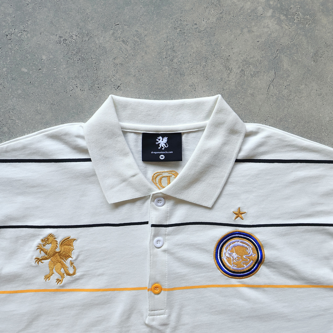Ralph Lauren Vintage Terrace Polo Shirt (Ivory White) - Image 6