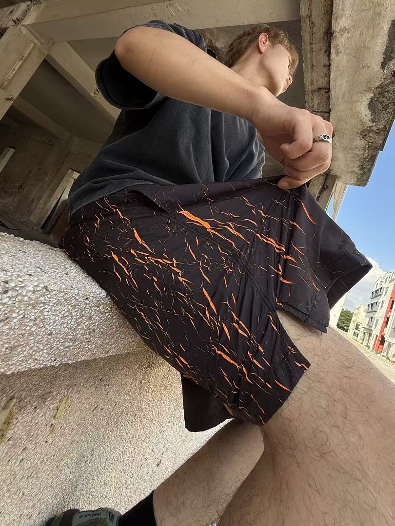 VRK CRACKSHIFT SHORTS-Lava Rift - Image 5