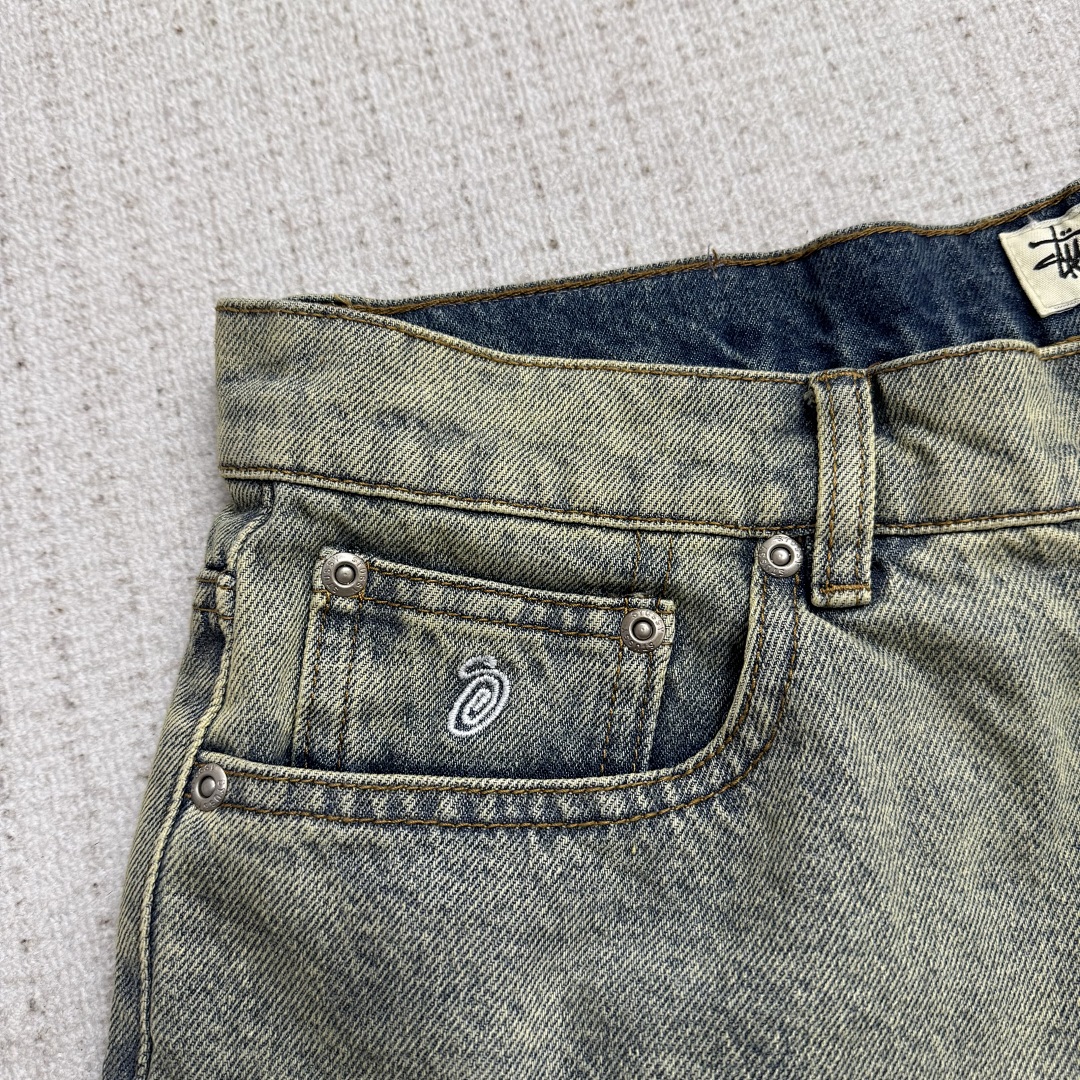 Stussy BIG OL' SHORT DENIM (Best Quality) - Image 21
