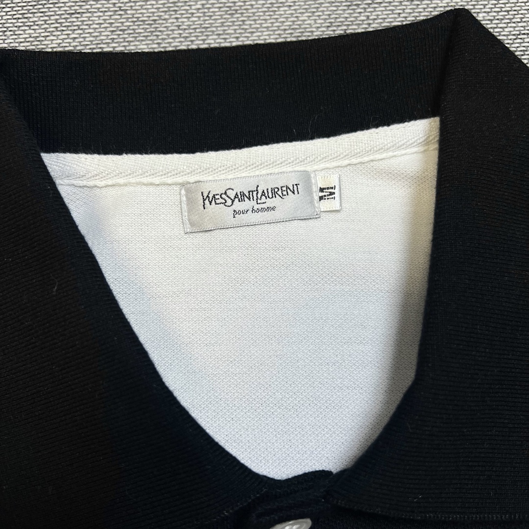 Saint Laurent YSL Vintage Polos (White) - Image 6