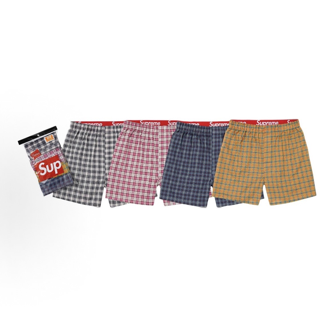 Supreme FW26 WEEK1 Plaid Boxers