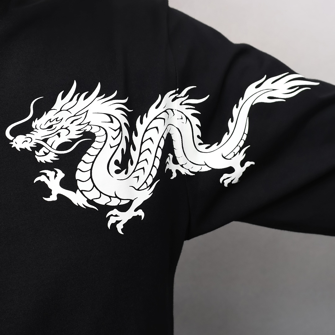 Dragon Union Soaring Shoulder Span LS Tee (Black) - Image 6