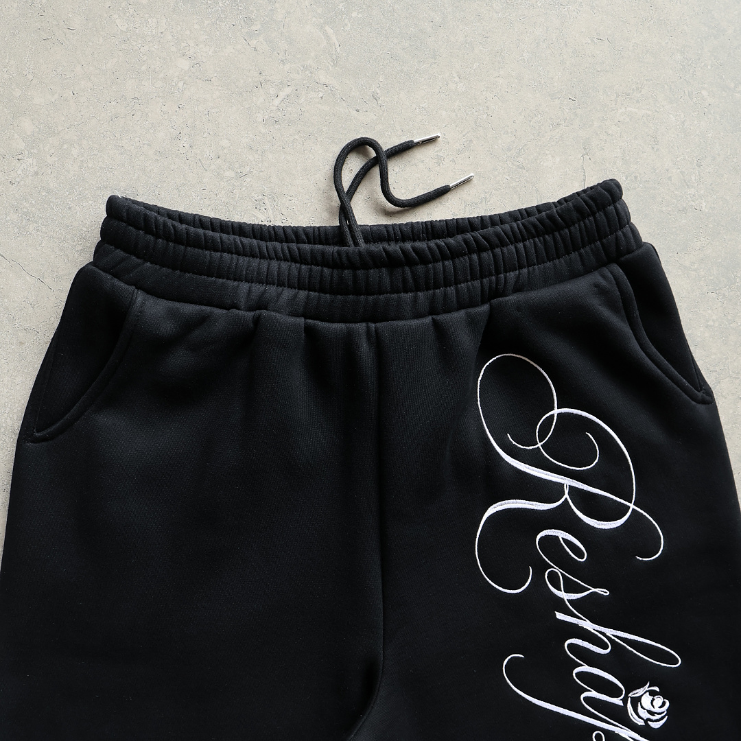 Thorn Rose Baggy Shorts (Black) - Image 5
