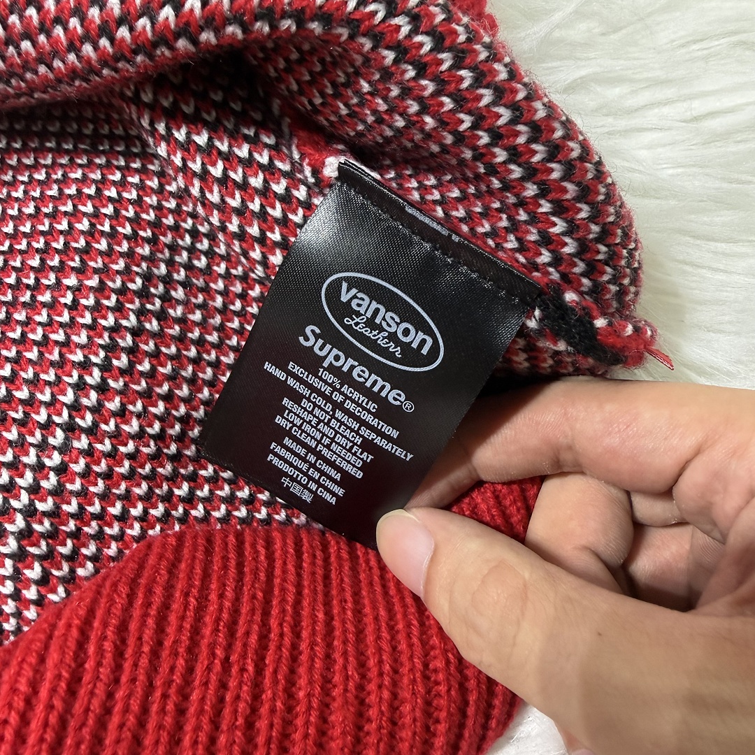 Supreme Spiderman Knit Sweater (Red) - Image 21