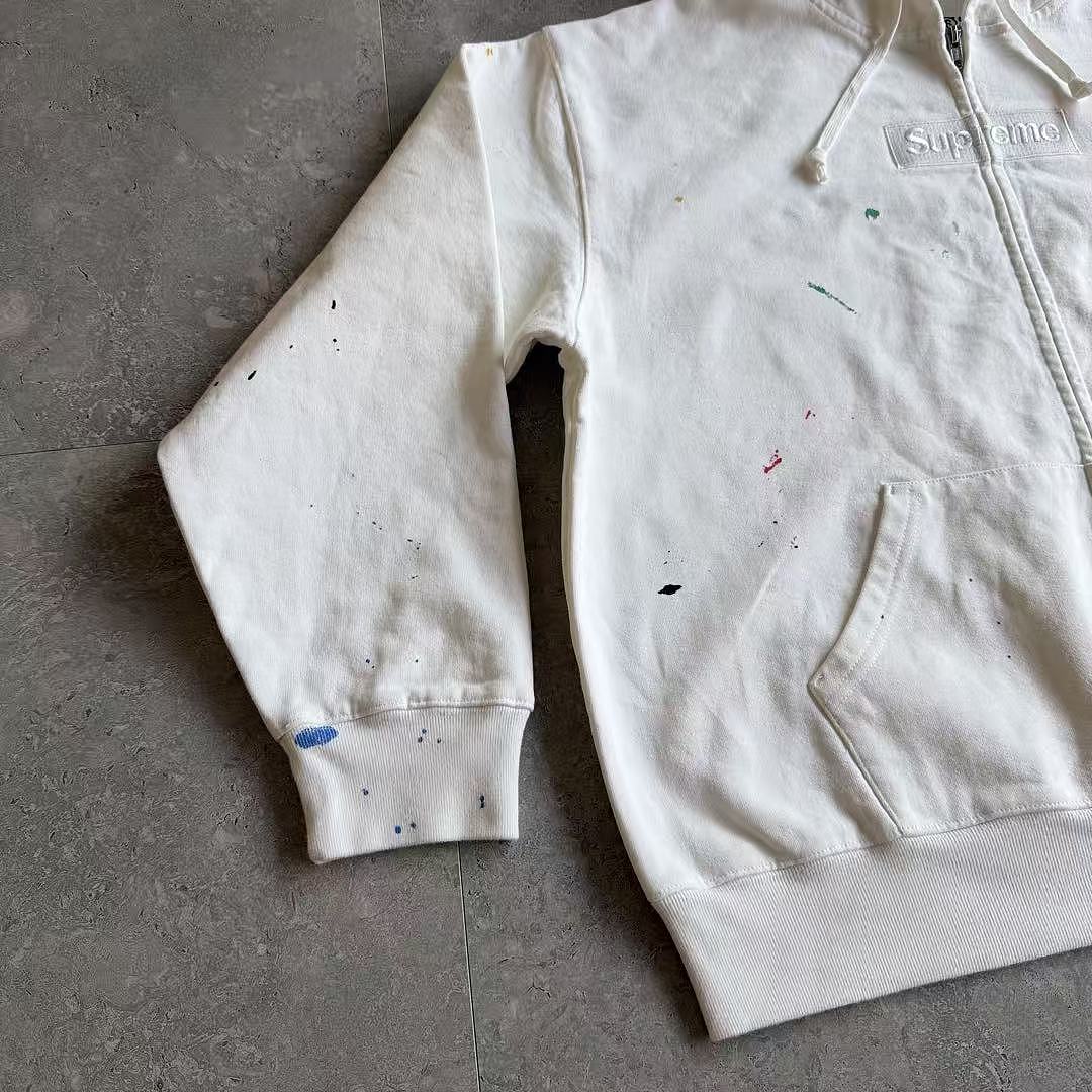 Supreme MM6 ZIP UP HOODIE BEST White ! - Image 12