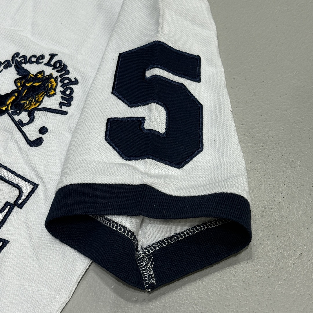 Ralph Lauren Pa Geezer Polo "White Navy" Short Sleeves - Image 10