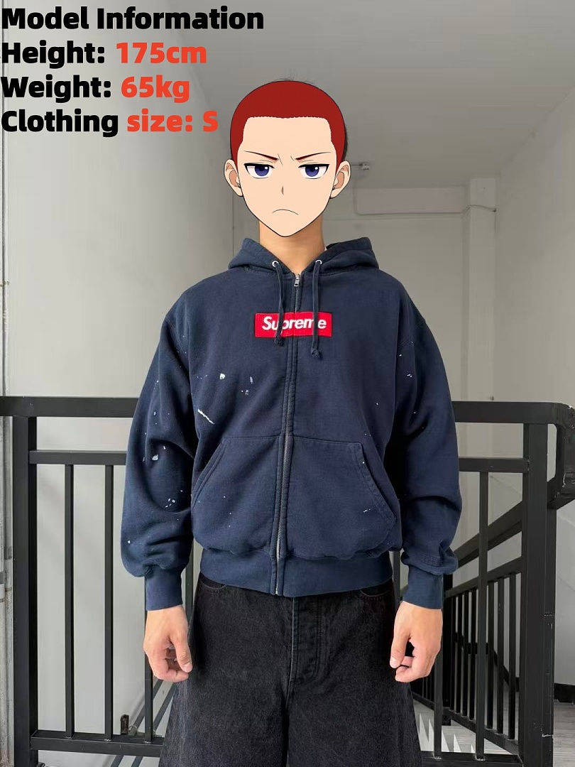 Supreme MM6 ZIP UP HOODIE BEST Baby Blue ! - Image 49