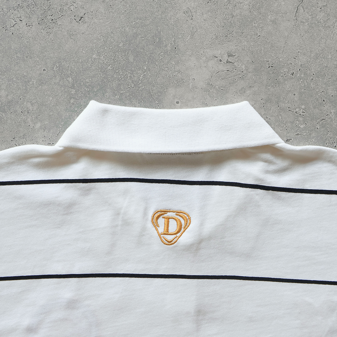 Ralph Lauren Vintage Terrace Polo Shirt (Ivory White) - Image 9