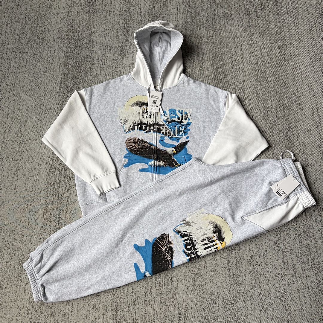 Supreme X Margiela MM6 Black Tracksuit