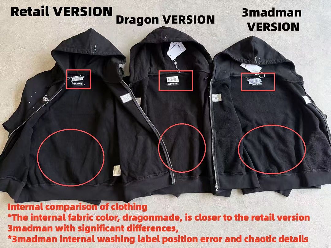 Supreme MM6 ZIP UP HOODIE BEST Black ! - Image 48