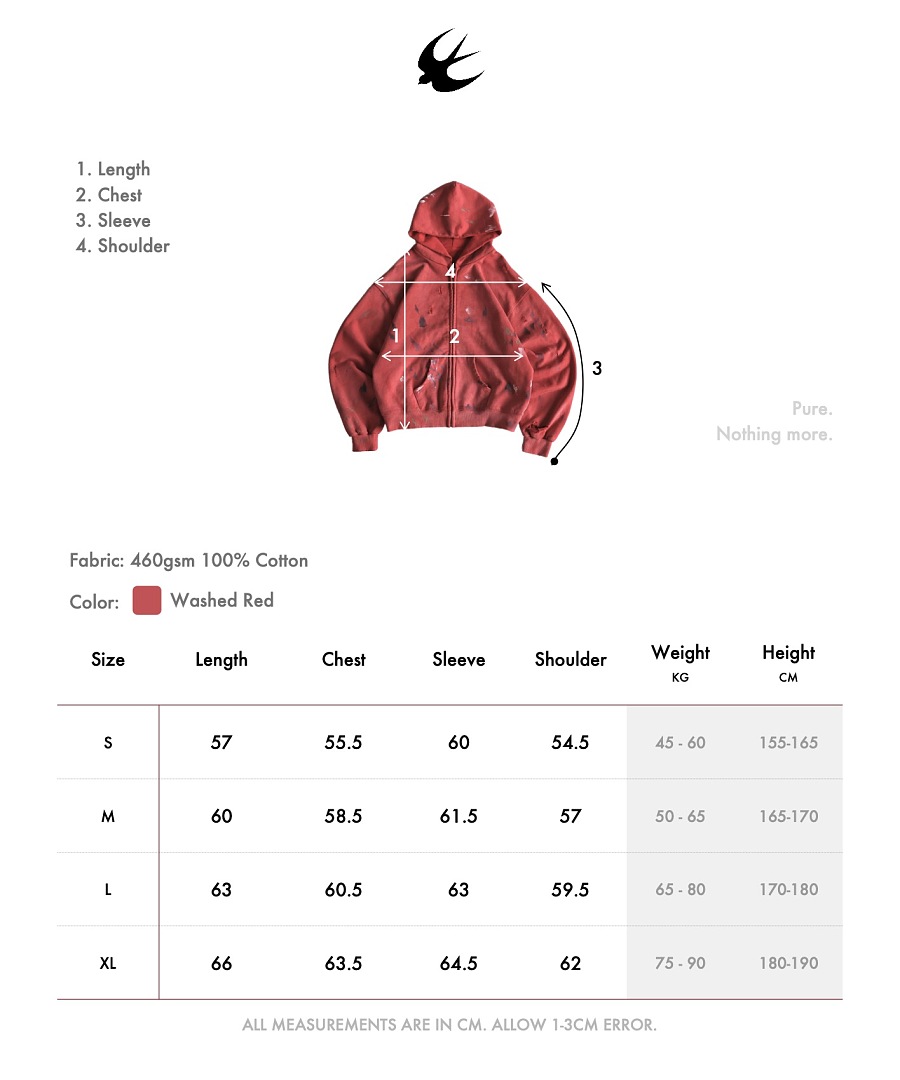 SOLVA "Atelier Destroy" Hand-Drawing Washed Zip Hoodie - Image 2