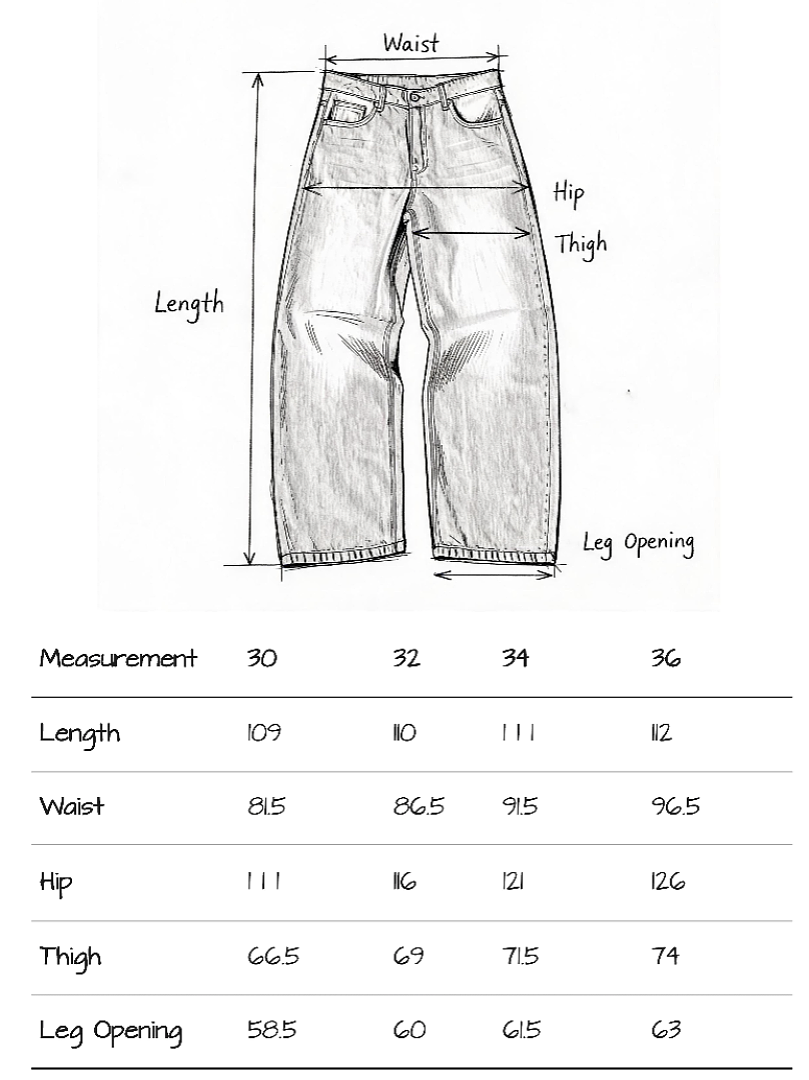 Mobius Cacao Baggy Jeans - Image 2