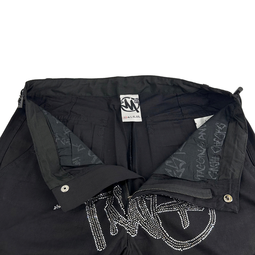 Minustwo Diamond-Studded Cargo Pants - Image 14