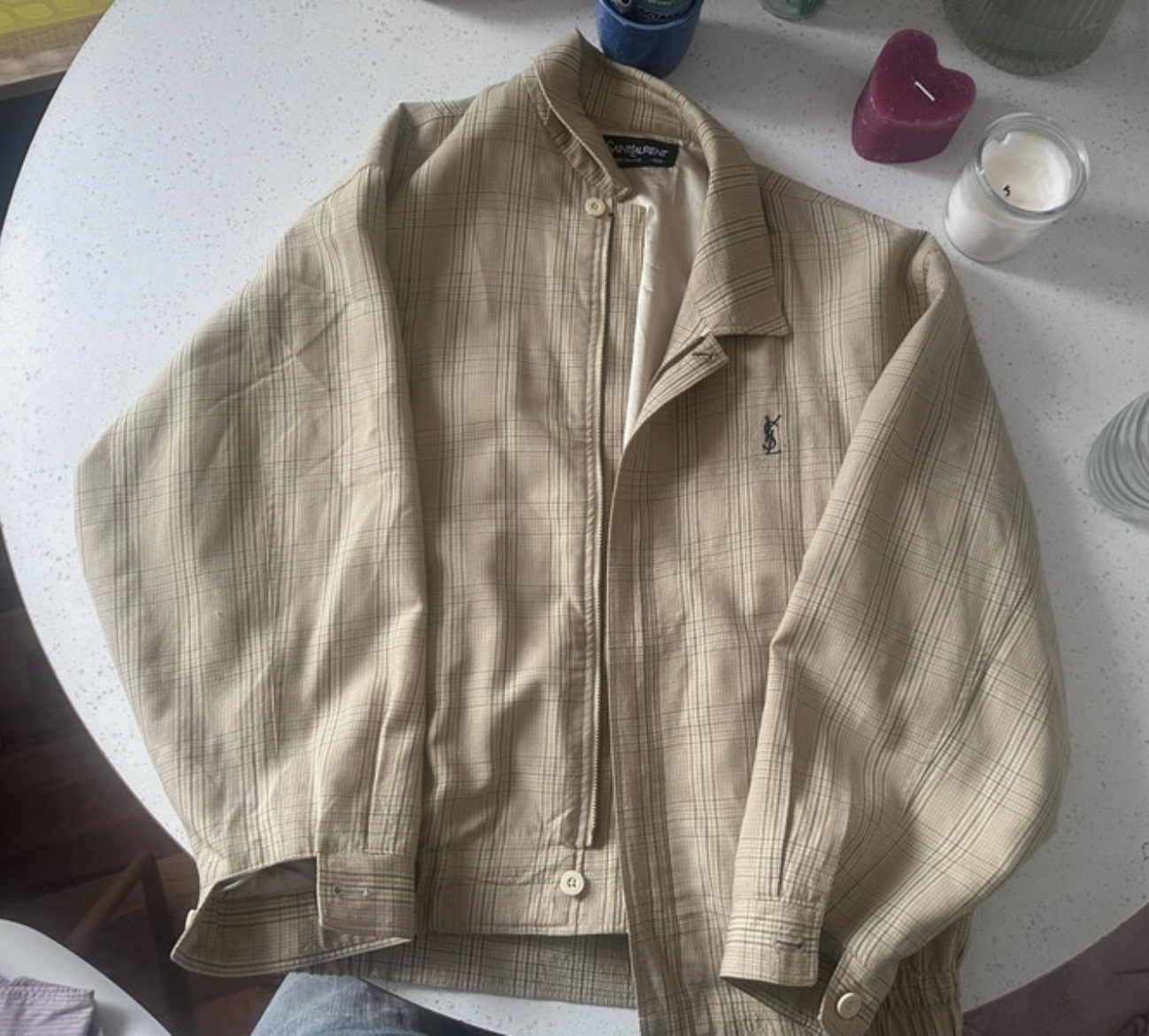 Unbranded YL Plaid Harrington Jacket - Image 2